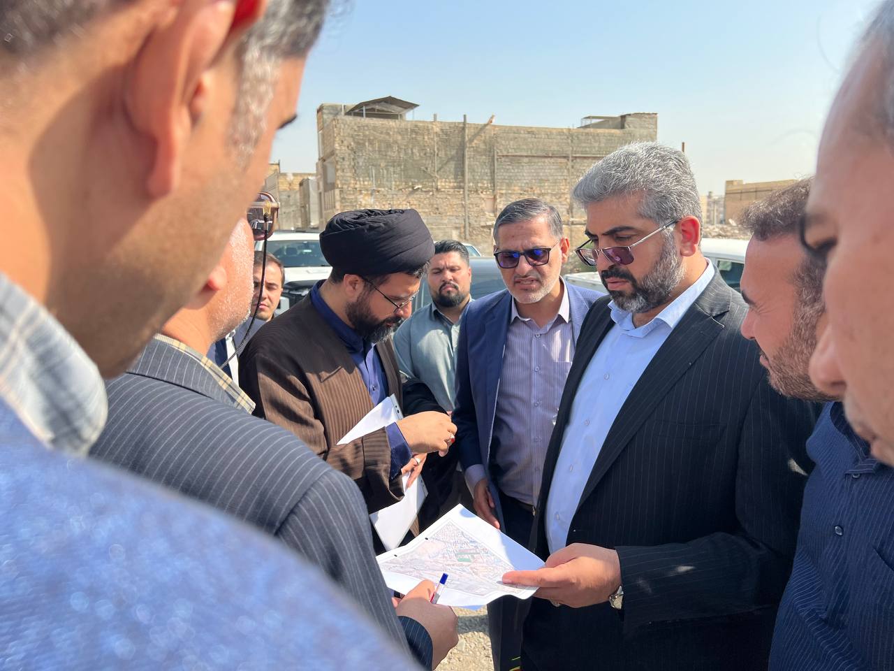 بازدید میدانی مسئولان شهرستان قدس برای ساماندهی رودخانه کرج
