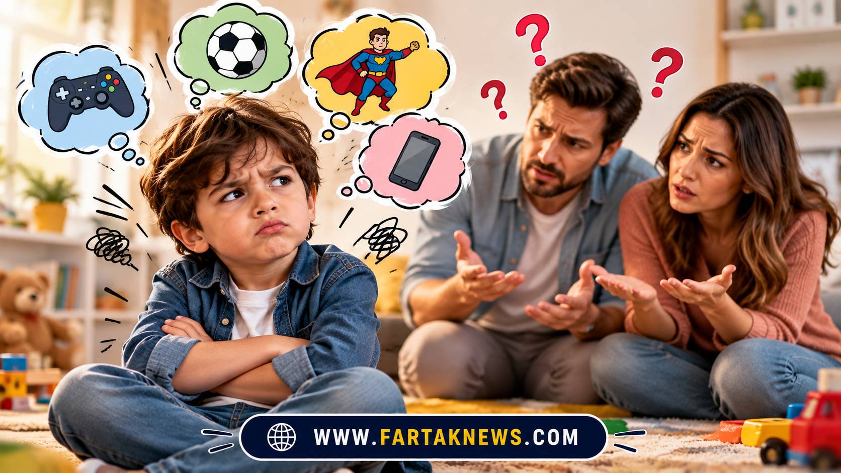 چرا کودک به حرف والدین گوش نمیدهد؟