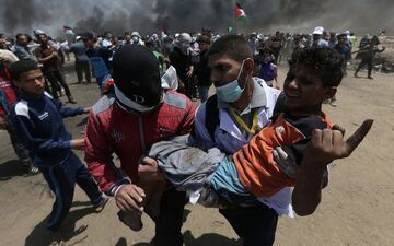  یونیسف: 40 کودک فلسطینی در تظاهرات بازگشت کشته شدند
