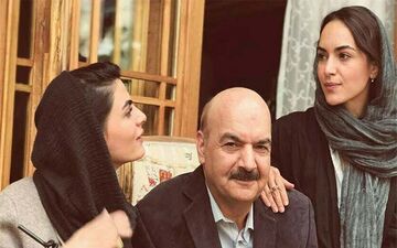 تیپ «آقای مجری» در کنار دخترانش + عکس