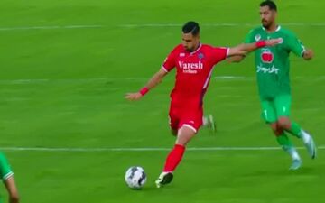 شوت دیدنی باقری؛ گل اول نساجی به ذوب آهن | فیلم