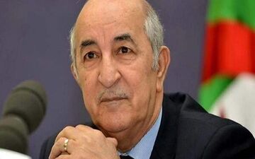  رئیس جمهور الجزایر : قضیه فلسطین برای الجزایر و ملت آن مقدس است