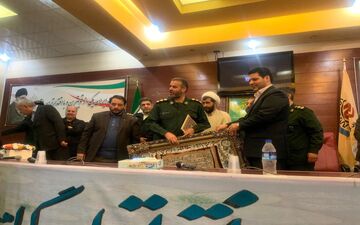 معارفه فرمانده بسیج اصناف استان کرمانشاه به روایت تصویر