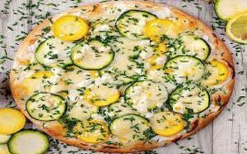 این نوع پیتزا سالم و مقویه  | طرز تهیه پیتزا کدوسبز !