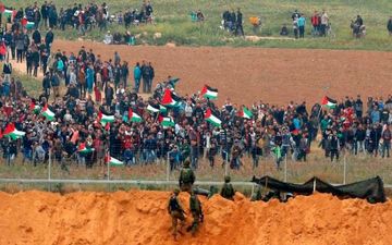 سه فلسطینی شهید و 376 نفر زخمی شدند