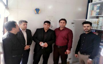 بازدید معاون فرماندار از داروخانه آسمان آباد