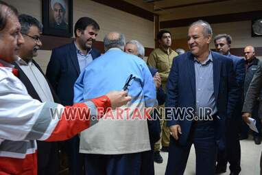 گزارش تصویری حضور مدیرعامل بانک شهر در منطقه زلزله زده سرپل ذهاب و دیدار با استاندار کرمانشاه