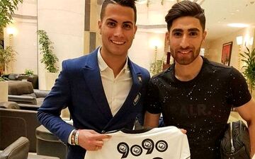 عکس یادگاری علیرضا جهانبخش با رونالدو!+ عکس