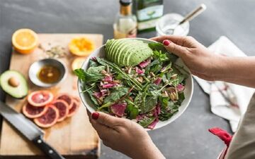  سالاد مناسب برای رژیم لاغری/اینفوگرافی