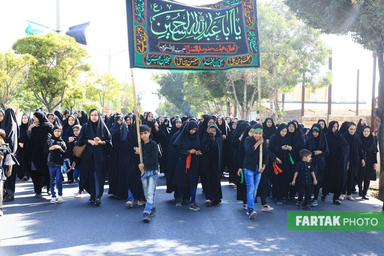اختصاصی/ گزارش تصویری از مراسم تاسوعای حسینی در شهر علویجه اصفهان