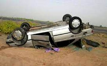 اژگونی مرگبار پژو در جاده ساوه + جزییات 