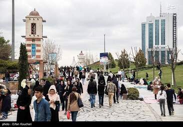 روز طبیعت در بوستان آب و آتش + تصاویر