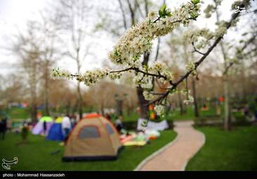 روز طبیعت در پارک ملت تهران + تصاویر