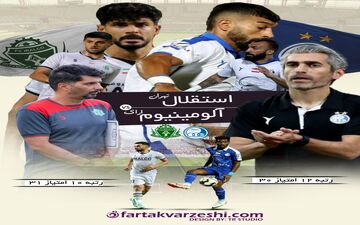 استقلال در حسرت برد؛ دومین آزمون جباری مقابل آلومینیومِ سرسخت
