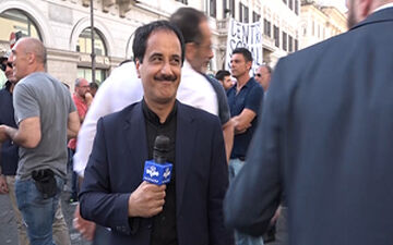 مشکلات همیشگی حمید معصومی نژاد حین گفتن پلاتو+فیلم