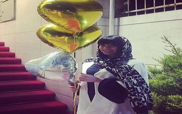 تصاویری از پوشش و حجاب متفاوت بیتا بیگی در جشن تولدش! (عکس)