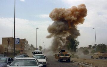 حمله موشکی به شرق موصل