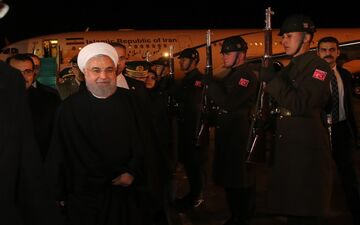 رئیس جمهور وارد آنکارا شد 