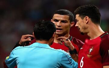 عکس/خط و نشان کریس رونالدو برای فغانی