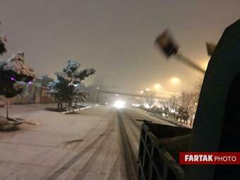 برف در تهران