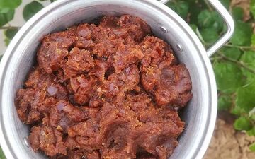 آموزش حلوا خرمایی بوشهری؛ طرز تهیه حلوا مقوی و سنتی با طعمی اصیل جنوبی