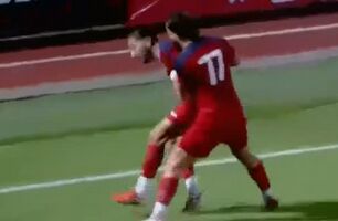 گل اول نساجی به فجر سپاسی توسط ربیع‌زاده؛ فیلم گل نساجی