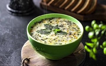 این سوپ دقیقا مخصوص پاییزه| طرز تهیه  سوپ گشنیز