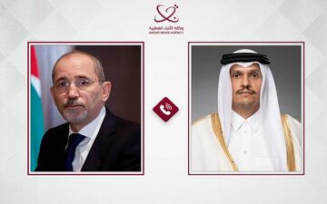 رایزنی وزرای خارجه قطر و اردن برای تقویت امنیت منطقه