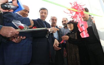 افتتاح واحدهای مسکونی گهواره  توسط  رئیس کمیته امداد کشور و  استاندار کرمانشاه 