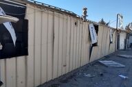 
حمله موشکی به بیمارستان صحرایی ثلاث باباجانی/ تلاش برای انتقال بیماران 