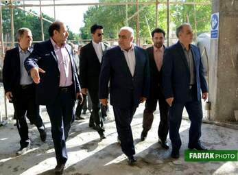 بازدید استاندار و مدیرکل میراث‌فرهنگی کرمانشاه از هتل کلینک ماد