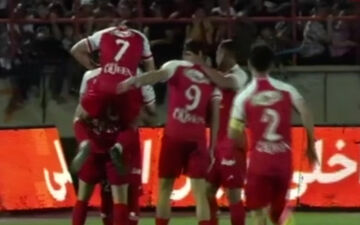 ویدئو | گل اول پرسپولیس به شمس‌آذر