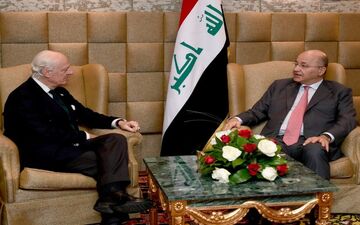رئیس جمهور عراق: آثار ثبات سوریه بر ثبات منطقه منعکس خواهد شد