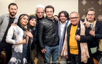 عکس/ آزاده زارعی و مصطفی زمانی در حاشیه کنسرت «عالیم قاسیم اف» و «همای»