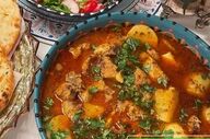 طرز تهیه خورش شلغم با گوشت و آلو!