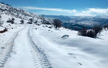 تعطیلی مدارس همدان به علت بارش برف