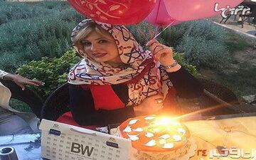 جشن تولد نیوشا ضیغمی در کافه