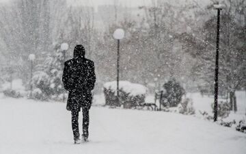 بارش باران و برف در ۶ استان کشور
