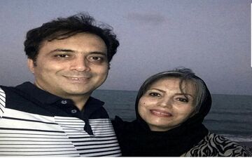 تیپ مجید اخشابی و خواهرش در کنار دریا + عکس