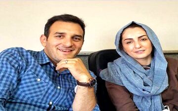 پوشش متفاوت "شقایق دهقان" در پشت صحنه خندوانه + عکس