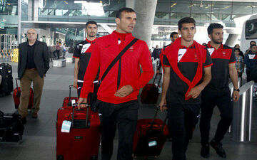 کاروان تیم فوتبال پرسپولیس به امارات رفت