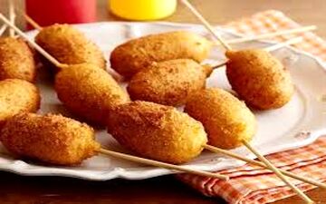 طرز تهیه مینی کورن داگ | فست فود خوشمزه