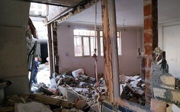 انفجار مهیب منزل مسکونی در گرگان به علت نشت گاز