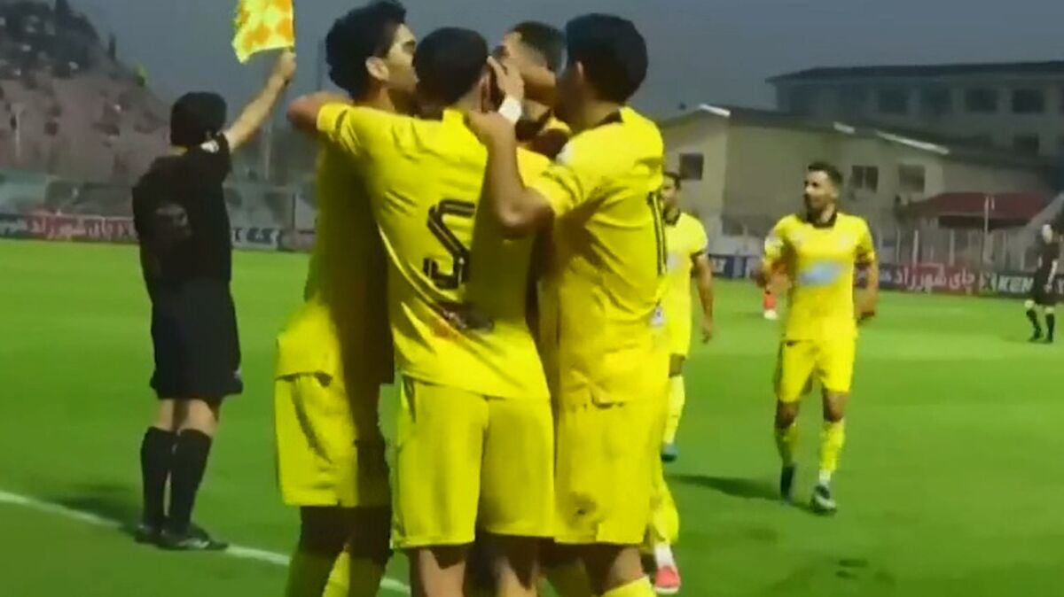 گل اول فجر سپاسی به نساجی توسط فداکار؛ فیلم گل فجر سپاسی