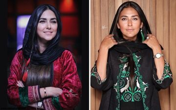 پوشش خجالت آور بازیگر رهایم کن در فرانسه / هدی زین العابدین با گوشواره های عجیب سوژه رسانه ها شد