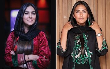 پوشش خجالت آور بازیگر رهایم کن در فرانسه / هدی زین العابدین با گوشواره های عجیب سوژه رسانه ها شد