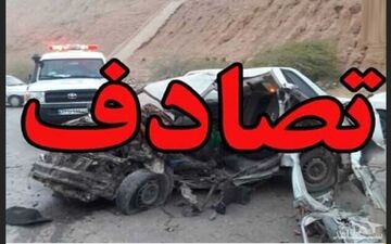 تصادف مرگبار یک دستگاه مزدا،  3 قربانی گرفت