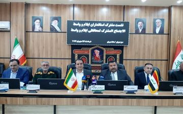 اتاق مشترک ایلام و واسط عراق برای تسهیل تردد زائران اربعین 
