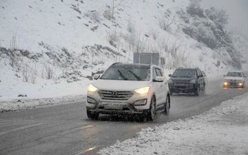  وضعیت جوی جاده های کشور| بارش برف و باران در جاده‌های ۸ استان کشور


