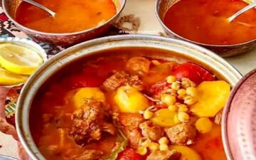 طرز تهیه  آبگوشت گندم خوشمزه!